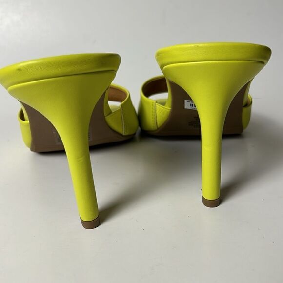 New TORRID stiletto heel wide width 8.5WW shoes slides mule bright - Picture 10 of 12